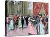 Prince Ludwig Ferdinand of Bavaria (1859-1949) and Infanta Maria Da Paz of Spain (1862-1946). Dance-null-Stretched Canvas