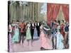 Prince Ludwig Ferdinand of Bavaria (1859-1949) and Infanta Maria Da Paz of Spain (1862-1946). Dance-null-Stretched Canvas