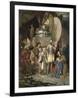 Prince Michael of Chernigov at the Camp of Batu Khan, 1246-Vasily Smirnov-Framed Giclee Print