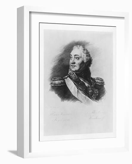 Prince Mikhail Illarionovich Golenischev-Kutuzov-null-Framed Giclee Print