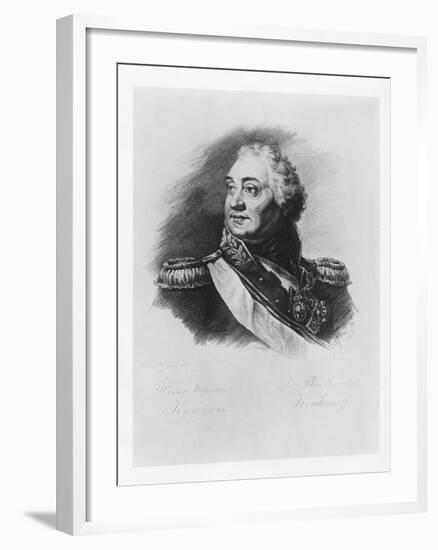 Prince Mikhail Illarionovich Golenischev-Kutuzov-null-Framed Giclee Print