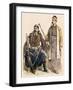 Prince of Lebanon (Left) and a Muslim Man from Damascus Smoking a Water Pipe-null-Framed Giclee Print