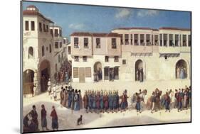 Prince of Listenois Entering Smyrna, 1766-null-Mounted Giclee Print