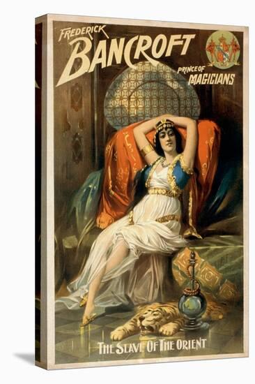 Prince of Magicians - Slave of the Orient Theatre Poster-Lantern Press-Stretched Canvas