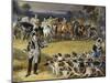 Prince of Wagram's Hunt, Painting by Francois Gabriel Guillaume Lepaulle (1804-1886)-null-Mounted Giclee Print