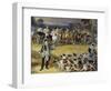 Prince of Wagram's Hunt, Painting by Francois Gabriel Guillaume Lepaulle (1804-1886)-null-Framed Giclee Print