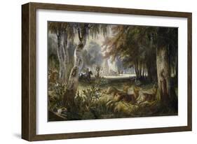 Prince of Wagram's Hunt-null-Framed Giclee Print