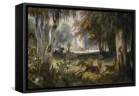 Prince of Wagram's Hunt-null-Framed Stretched Canvas