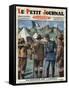 Prince of Wales Edward VIII and Marshal Hubert Lyautey Congratulating French Boy-Scouts-null-Framed Stretched Canvas