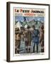 Prince of Wales Edward VIII and Marshal Hubert Lyautey Congratulating French Boy-Scouts-null-Framed Giclee Print