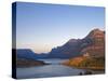 Prince of Wales Hotel and Waterton Lake, Waterton Lakes National Park, Alberta, Canada-Michele Falzone-Stretched Canvas