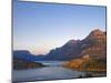 Prince of Wales Hotel and Waterton Lake, Waterton Lakes National Park, Alberta, Canada-Michele Falzone-Mounted Photographic Print