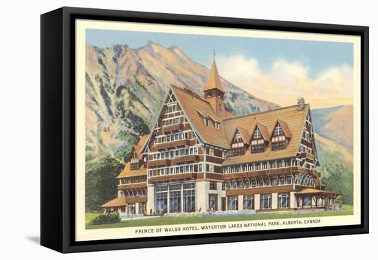 Prince of Wales Hotel, Waterton Lakes, Alberta-null-Framed Stretched Canvas
