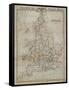 Prince of Wales' Maps: England, 1854-George Frederick Cruchley-Framed Stretched Canvas