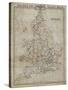 Prince of Wales' Maps: England, 1854-George Frederick Cruchley-Stretched Canvas