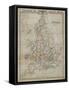 Prince of Wales' Maps: England, 1854-George Frederick Cruchley-Framed Stretched Canvas