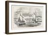 Prince of Wales Yacht Club Regatta: the Finish at Erith, 1876, Uk-null-Framed Giclee Print