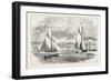 Prince of Wales Yacht Club Regatta: the Finish at Erith, 1876, Uk-null-Framed Giclee Print