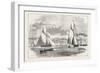 Prince of Wales Yacht Club Regatta: the Finish at Erith, 1876, Uk-null-Framed Giclee Print