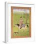 Prince on Horseback-17th Century Mughal School-Framed Premium Giclee Print