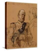 Prince Otto Von Bismarck, 1865-Adolph von Menzel-Stretched Canvas