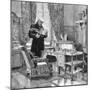 Prince Otto Von Bismarck in His Study, 1882-null-Mounted Art Print