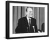 Prince Philip giving a lecture at Hudson Bay House-Associated Newspapers-Framed Photo