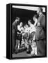 Prince Philip Meets the Bolton Players at the FA Cup Final Against Manchester United-null-Framed Stretched Canvas