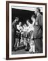 Prince Philip Meets the Bolton Players at the FA Cup Final Against Manchester United-null-Framed Photographic Print