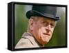 Prince Philip wearing a bowler hat-Associated Newspapers-Framed Stretched Canvas