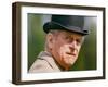 Prince Philip wearing a bowler hat-Associated Newspapers-Framed Photo