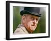 Prince Philip wearing a bowler hat-Associated Newspapers-Framed Photo