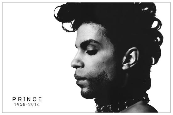 Prince - Profile-null-Lamina Framed Poster