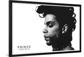 Prince - Profile-null-Lamina Framed Poster