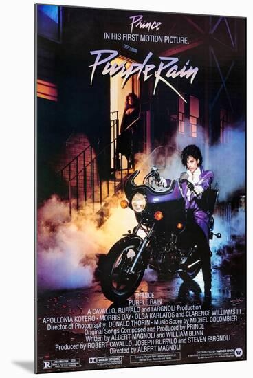 PRINCE. "PURPLE RAIN" [1984], directed by ALBERT MAGNOLI.-null-Mounted Photographic Print