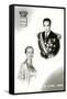 Prince Rainier III of Monaco and Grace Kelley Wedding Commemorative-null-Framed Stretched Canvas