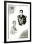 Prince Rainier III of Monaco and Grace Kelley Wedding Commemorative-null-Framed Art Print