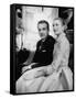 Prince Rainier III with Actress Grace Kelly at the Announcement of Their Engagement-Howard Sochurek-Framed Stretched Canvas