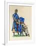 Prince Richard, the Future Richard the Lionheart, Being Knighted by King Louis of France-Peter Jackson-Framed Giclee Print