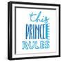 Prince Rules-Jace Grey-Framed Art Print