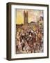 Prince Rupert and His Troops March Confidently Through Oxford-Henry Justice Ford-Framed Photographic Print