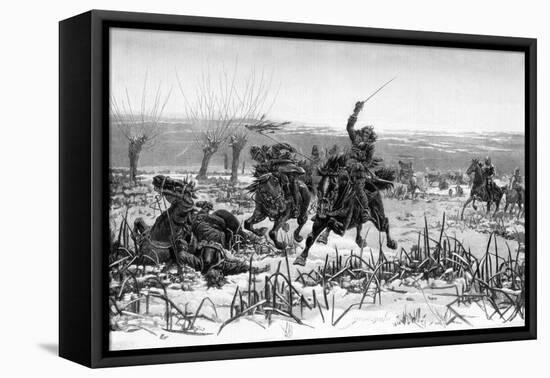 Prince Rupert at the Battle of Edgehill, 1642-Stanley Berkeley-Framed Stretched Canvas