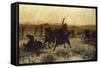 Prince Rupert, his Last Charge at Edgehill-Stanley Berkeley-Framed Stretched Canvas