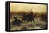 Prince Rupert, his Last Charge at Edgehill-Stanley Berkeley-Framed Stretched Canvas