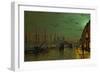 Prince's Dock, Hull, 1882-John Atkinson Grimshaw-Framed Giclee Print