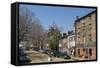 Prince Street also known as Captains Row in Old Town-John Woodworth-Framed Stretched Canvas