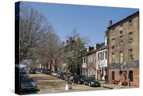 Prince Street also known as Captains Row in Old Town-John Woodworth-Stretched Canvas