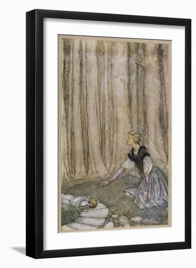 Prince to Frog-Arthur Rackham-Framed Art Print