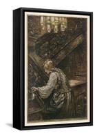 Prince to Frog-Arthur Rackham-Framed Stretched Canvas