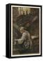 Prince to Frog-Arthur Rackham-Framed Stretched Canvas